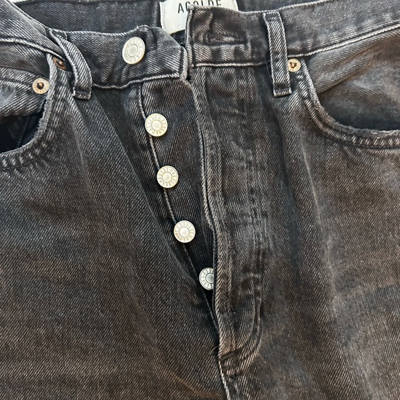 Agolde Black Distressed Jeans - Picture 2 of 5